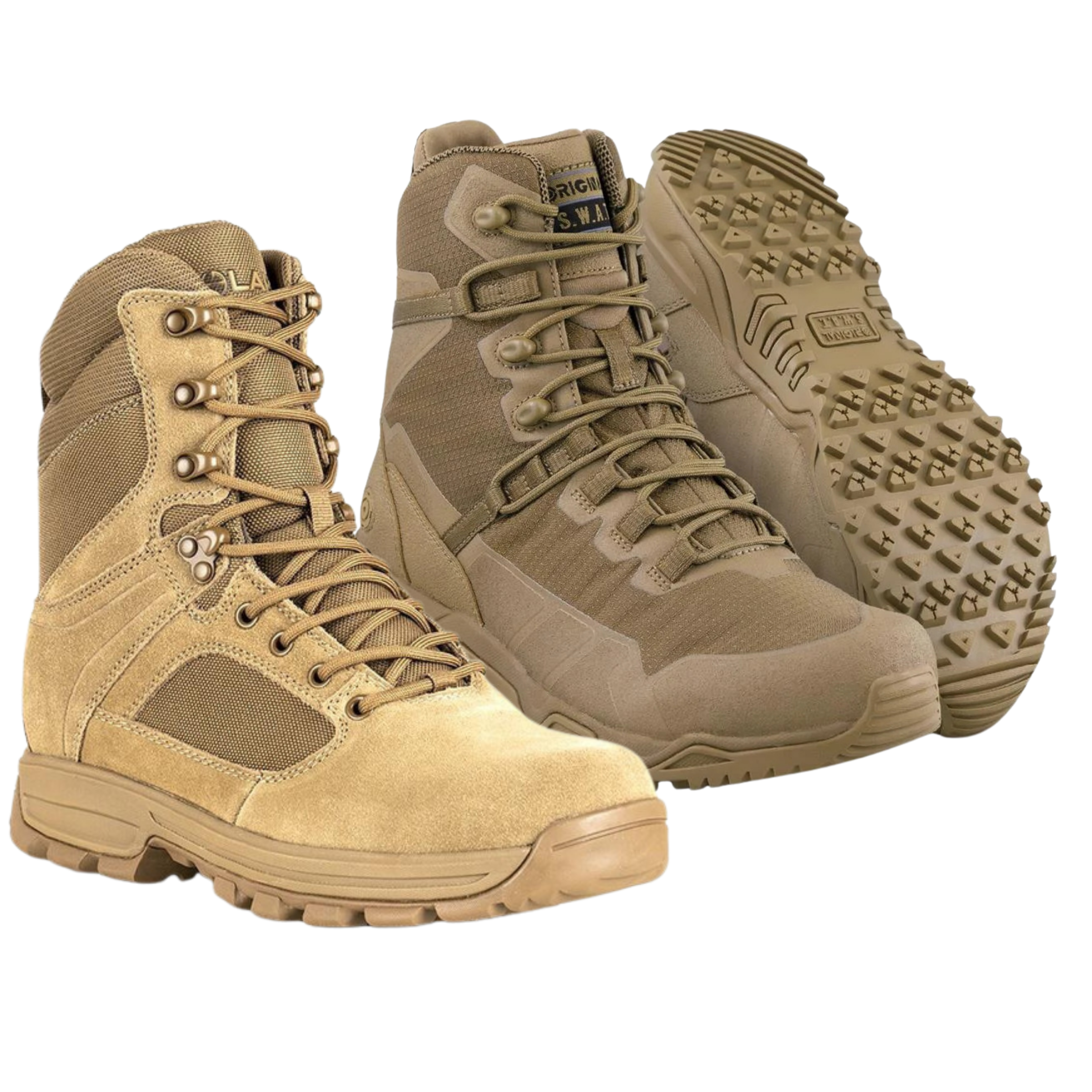 Tactical Water-resistant Boots - Beige/Coyote